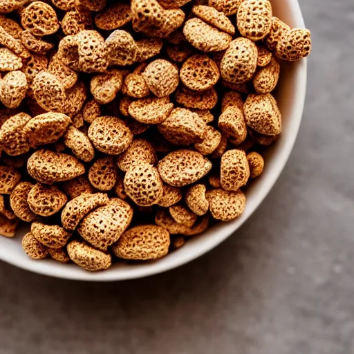 Image similar to close up high resolution photo of cereal, very tasty, food photography, instagram, trending