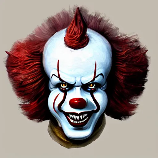 Prompt: warhammer 4 0 k pennywise, photorealistic