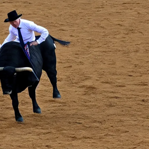 Image similar to vladimir putin riding a bull