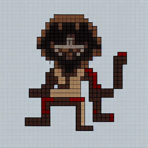 Image similar to isaac from binding of isaac, pixel art