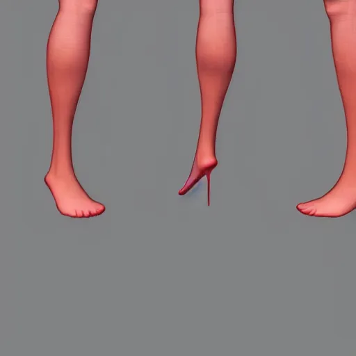 Image similar to a pair of legs with no torso