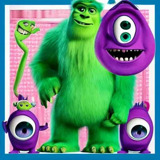 Prompt: dream about monsters inc