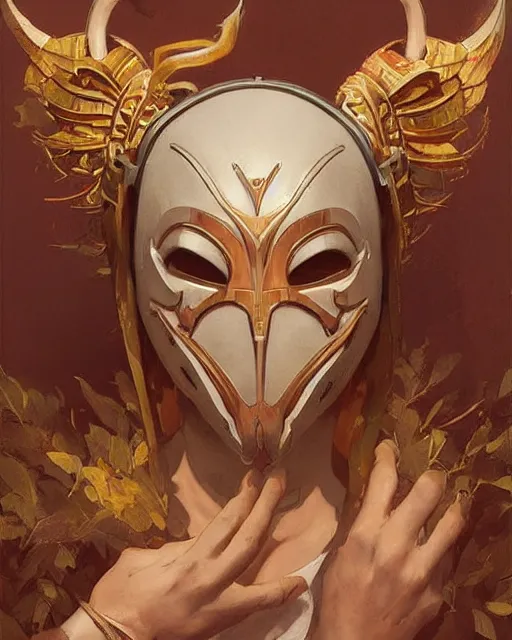 Prompt: happy mask salesman from zelda, full body photo,, highly detailed, digital painting, artstation, concept art, smooth, sharp focus, illustration, art by artgerm and greg rutkowski and alphonse mucha and wlop!!!!!!!