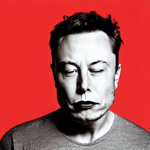 Image similar to a man who is covering his ears from a very loud noise, pained expression, elon musk, photography, 4 k