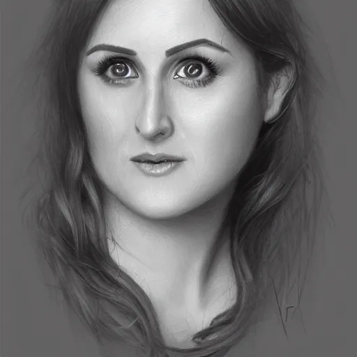 Prompt: amazing lifelike award winning pencil illustration of ricki lake trending on art station artgerm Greg rutkowski cinematic