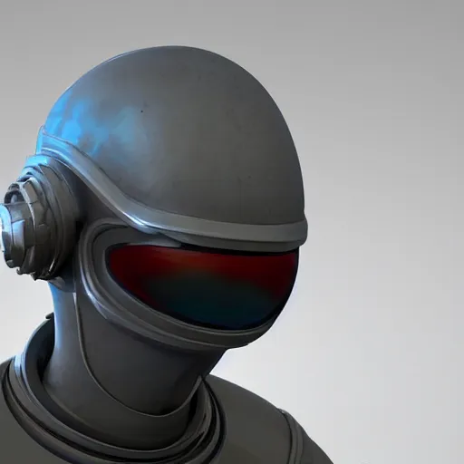 Image similar to an cyberpunk space helmet, sculpted in zbrush in the style of anthony chong jones and greg rutkowski, trending on art station