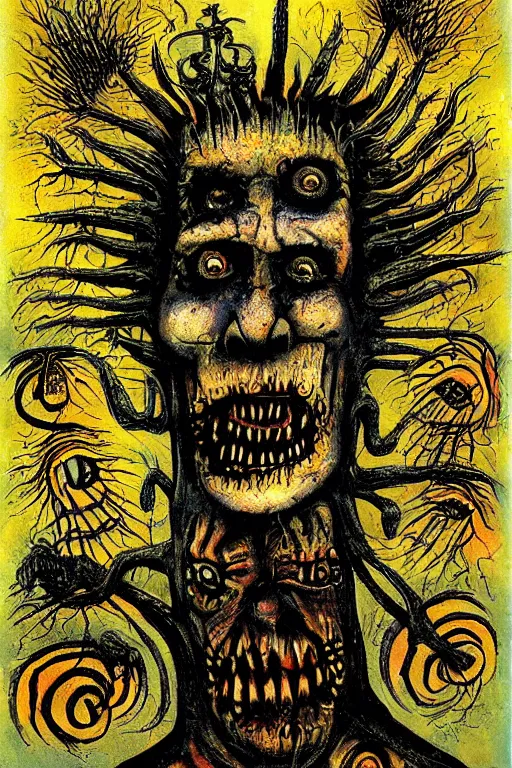 Prompt: tinnitus, by clive barker