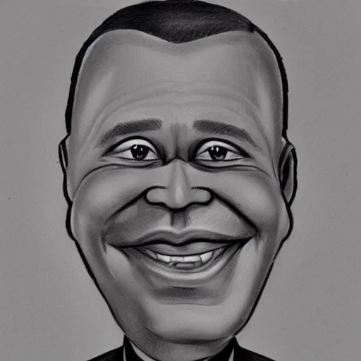 Prompt: caricature drawing of Wayne Johnson.