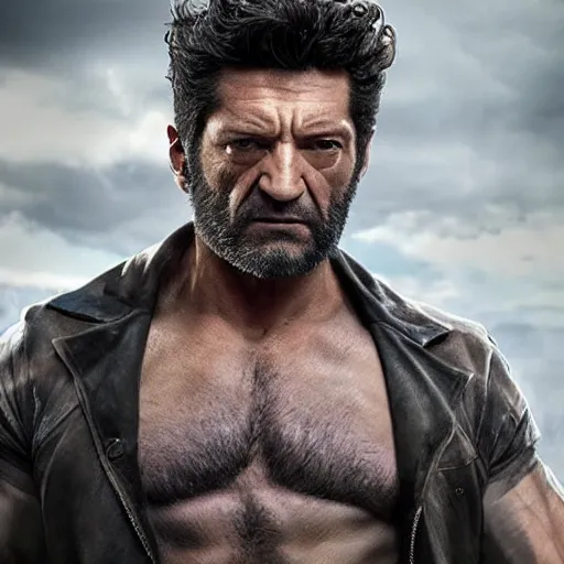 Image similar to Joe bernthal as wolverine 4K quality Super Realistic