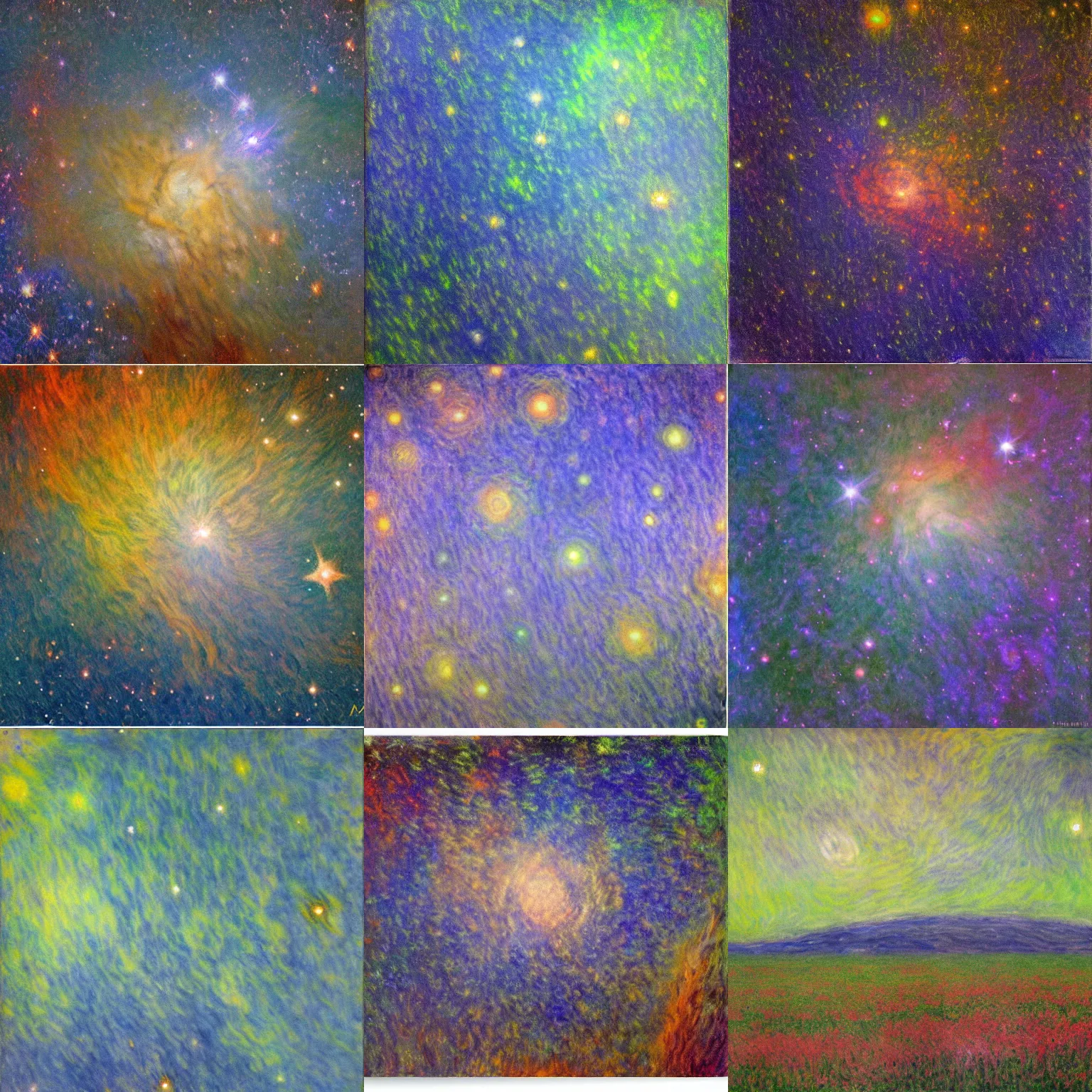 Prompt: nebula by monet