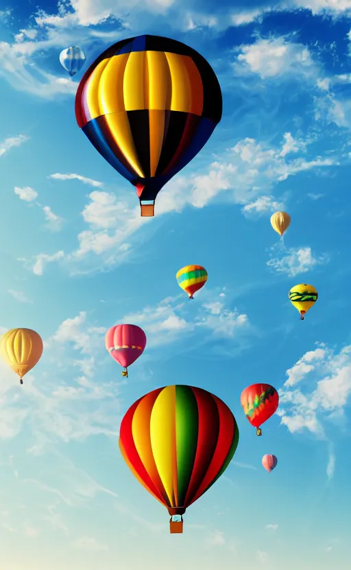 highly detailed realistic photo of hot air balloon | Stable Diffusion |  OpenArt