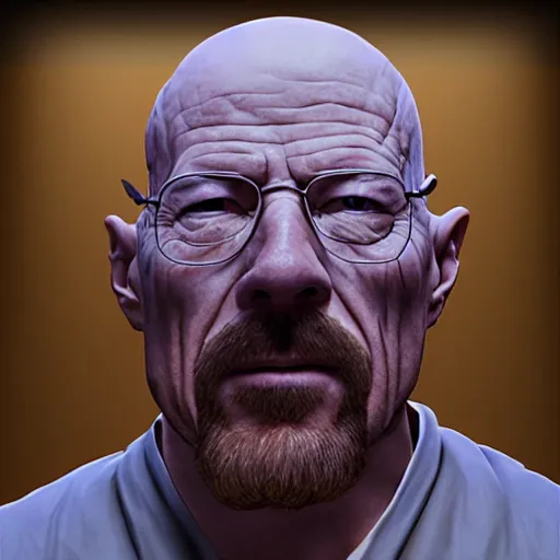 Prompt: giuseppe arcimboldo walter white, unreal engine