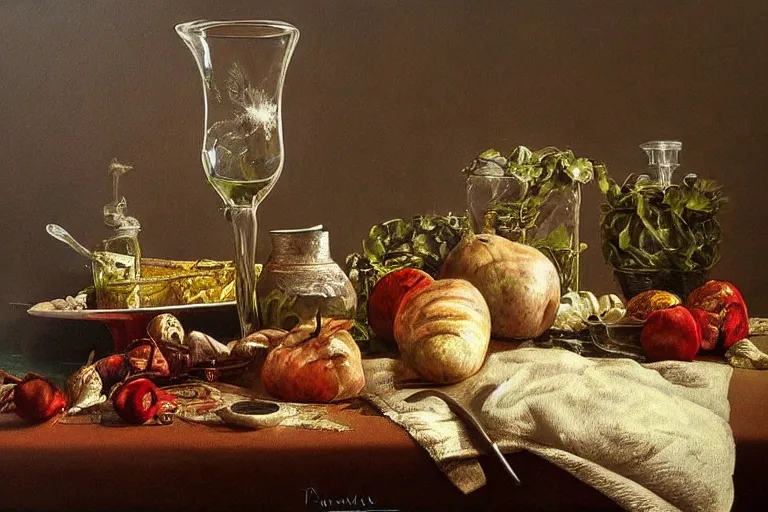Image similar to a still life by paulette tavormina, extremely detailed, photorealistic, surrealism, dramatic lighting, smooth sharp focus