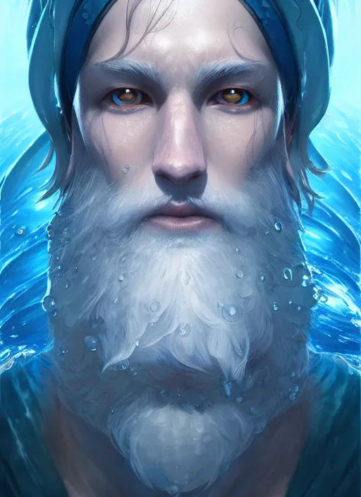 Prompt: character concept art of a water wizard, key visual, realistic shaded perfect face, fine details, dystopian environment and background, by stanley artgerm lau, wlop, rossdraws, james jean, andrei riabovitchev, marc simonetti, and sakimichan, trending on artstation