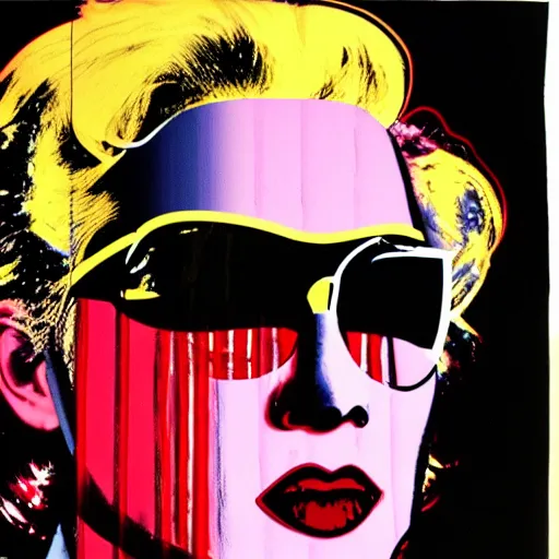 Prompt: Andy Warhol terminator