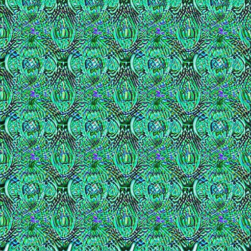 Image similar to holographic fractal pattern chrome green