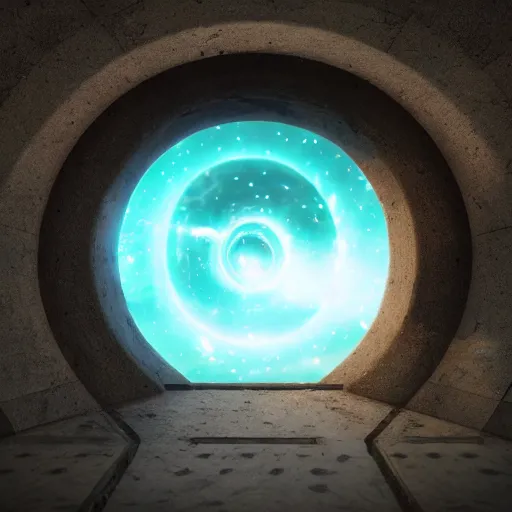 Prompt: 8 k hd detailed octane render of a portal to another dimension