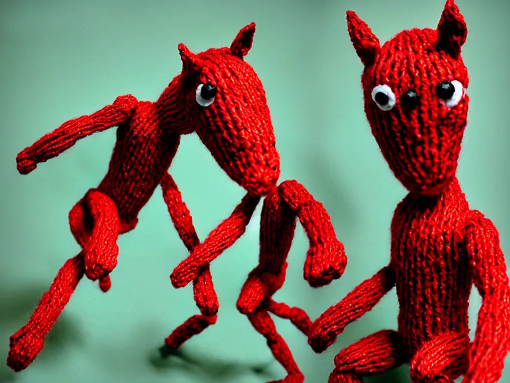 Image similar to yarny as a horse