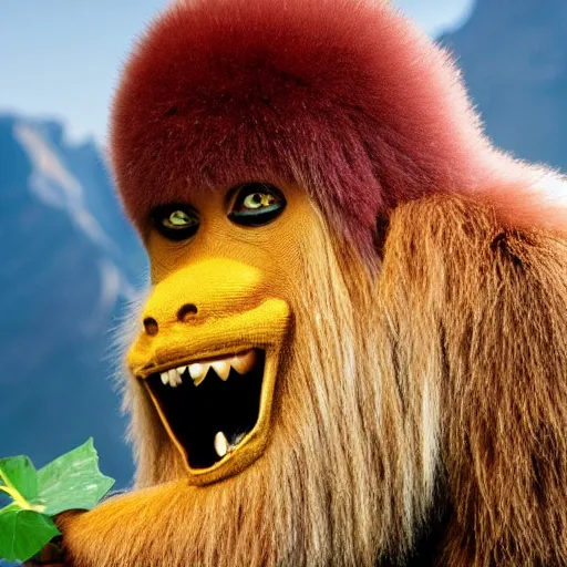 Prompt: national geographic professional photo of primeape, award winning