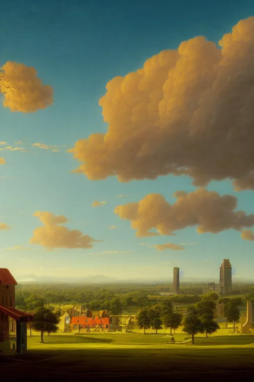 Image similar to a beautiful digital illustration painting of sapulpa, oklahoma, by benoit b. mandelbrot, steven belledin, martin johnson heade, lee madgwick, caspar david friedrich, and david rios ferreira. 8 k resolution trending on artstation concept art digital illustration