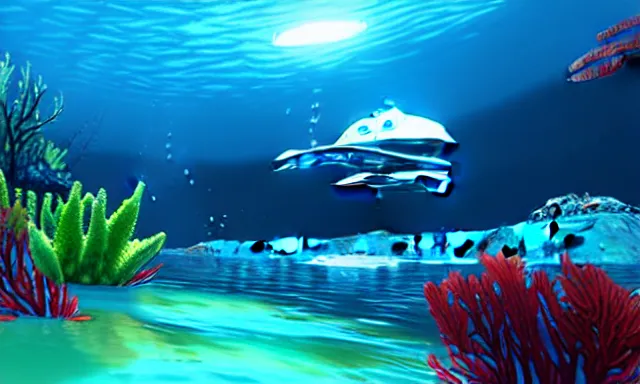 Image similar to subnautica