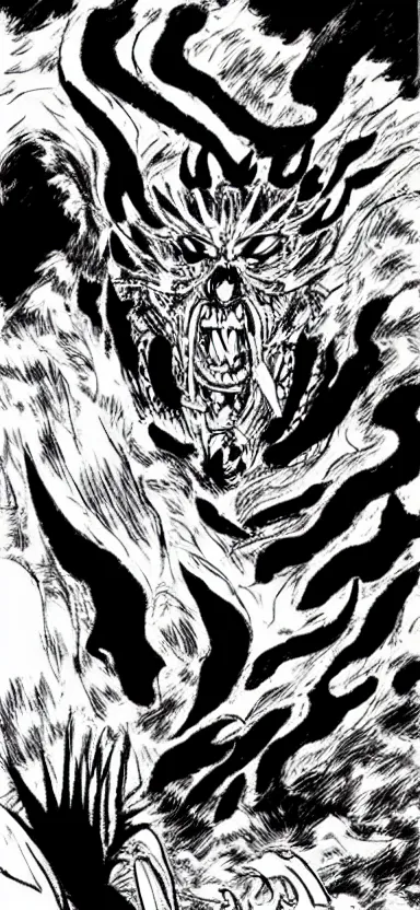 Image similar to kaido in berserk manga