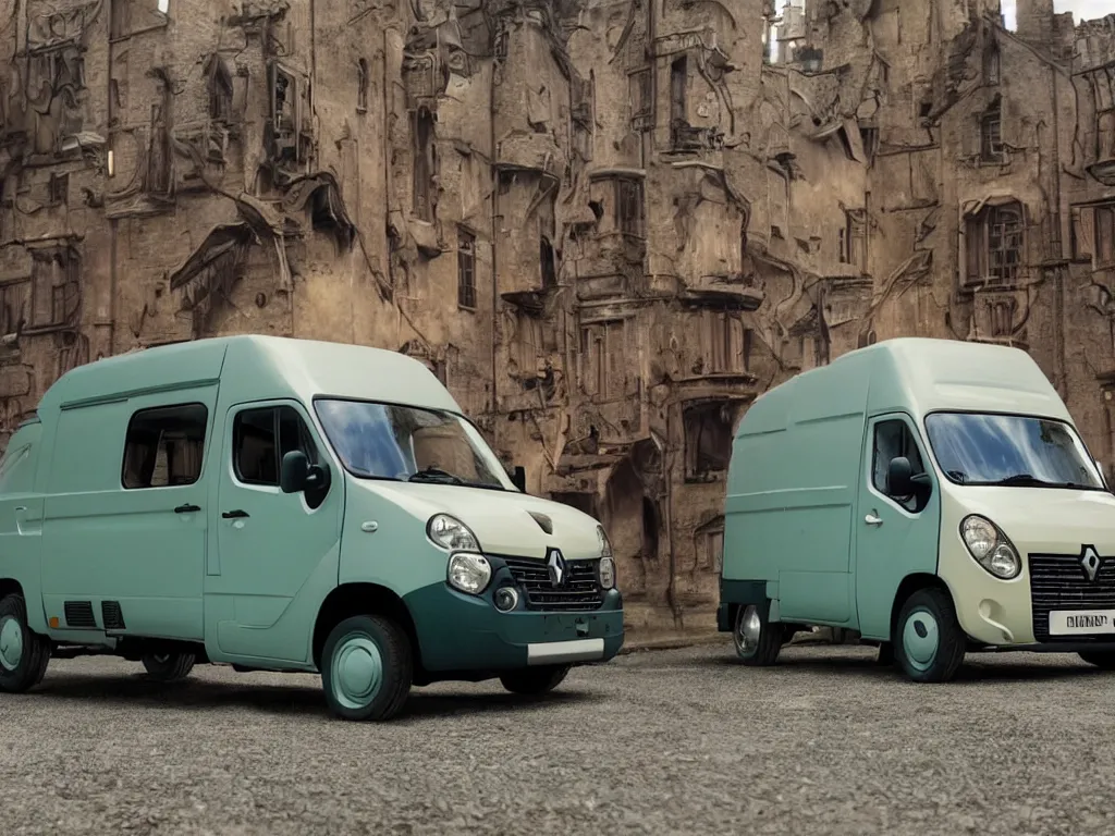 Image similar to Renault 4 Master in the movie Howl`s Moving Castle