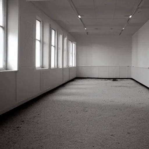 Prompt: the big empty room, liminal space