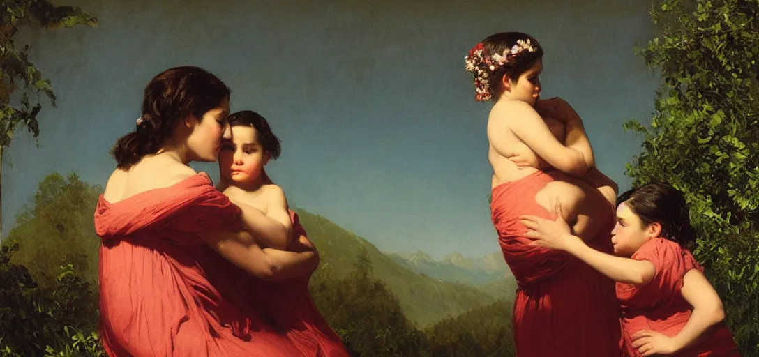 Image similar to A Mother\'s Love by Frederic Edwin Church