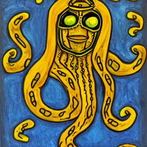 Image similar to hastur! the king in yellow!!, inspired by pablo picaso