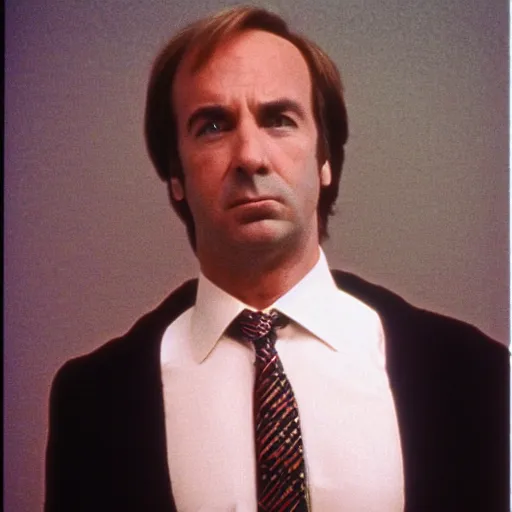 Image similar to saul goodman photo taken from an 80's film camera