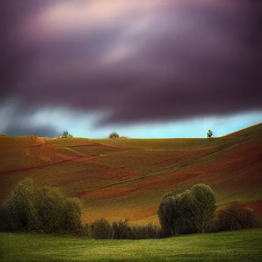 Prompt: beautiful landscape by lip comarella