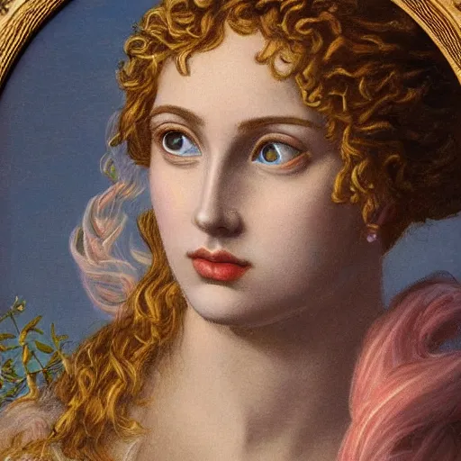 Image similar to a highly detailed portrait of aphrodite, greek mythology, greek gods