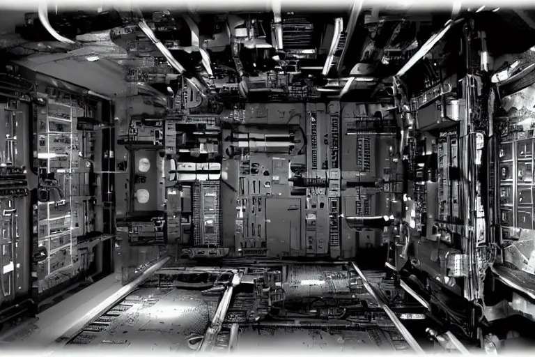 Image similar to underground lab mainframe, sci-fi, ancy, futuristic, technology, realistic, 80k, 8mm, Grainy, Panavision