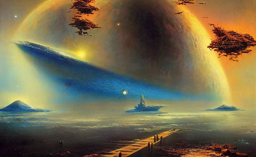 Image similar to the emergence of the expanding worlds by bruce pennington