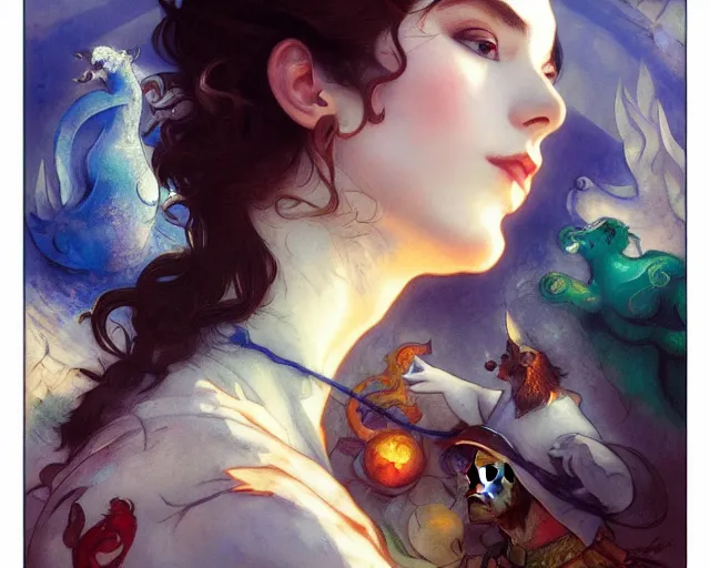 Prompt: photography of marc chagall, deep focus, d & d, fantasy, intricate, elegant, highly detailed, digital painting, artstation, concept art, matte, sharp focus, illustration, hearthstone, art by artgerm and greg rutkowski and alphonse mucha