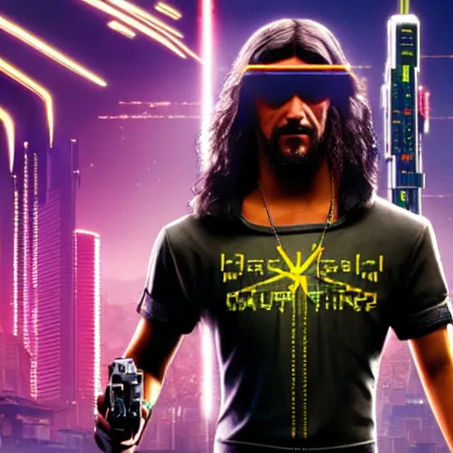 Prompt: jesus christ talking on the phone, style of cyberpunk 2 0 7 7