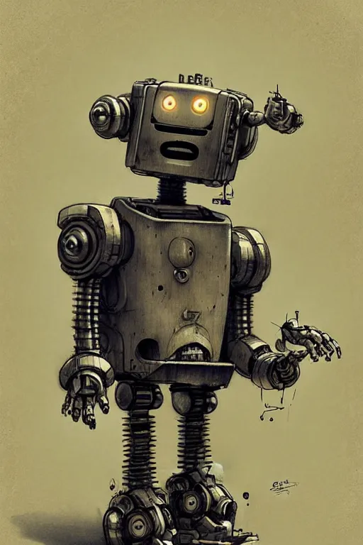 Image similar to robot by jean - baptiste monge