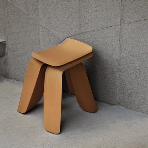 Image similar to the mexico stool by tadao ando