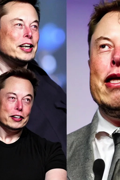 Image similar to Elon Musk disappeared from this world, became invisible