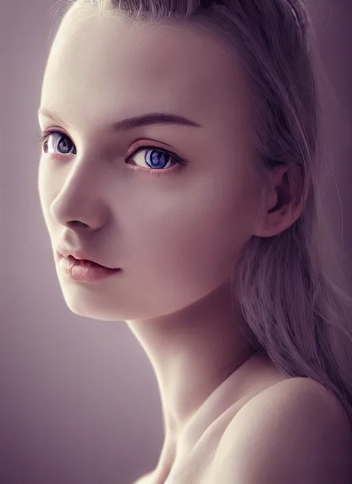 Image similar to a gorgeous norwegian female photo, professionally retouched, soft lighting, realistic, smooth face, full body shot, torso, dress, perfect eyes, sharp focus on eyes, 8 k, high definition, insanely detailed, intricate, elegant, art by jason chan