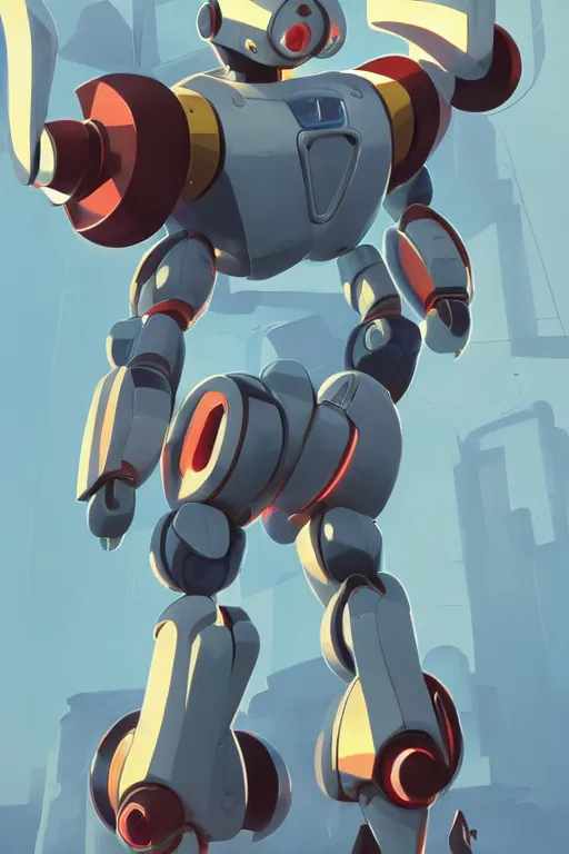 Image similar to metabots medabots medarotto medarot robot minimalist comics, behance hd by jesper ejsing, by rhads, makoto shinkai and lois van baarle, ilya kuvshinov, rossdraws global illumination ray tracing hdr radiating a glowing aura