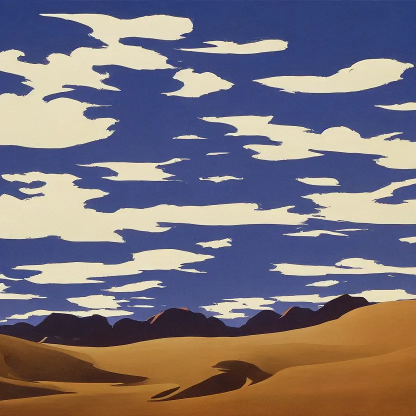 Image similar to a landscape and clouds by ed mell.