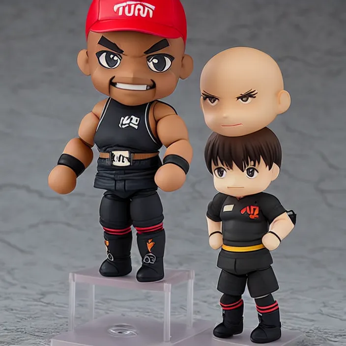 Prompt: mike tyson, an anime nendoroid of mike tyson, figurine, detailed product photo