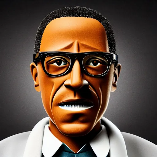 Image similar to gustavo fring as an lego character, 4 k, photography, realistic,