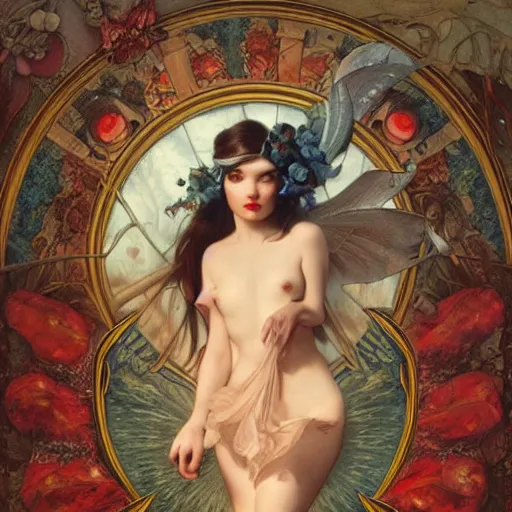 Prompt: whats on netflix?, by wlop, elvgren, mucha, mark ryden