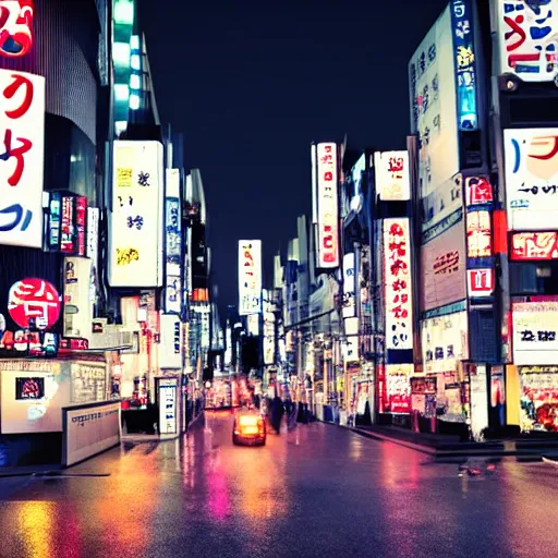 Prompt: tokyo by night