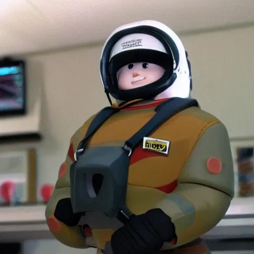 Prompt: Bobby Hill is the pilot of EVA-01