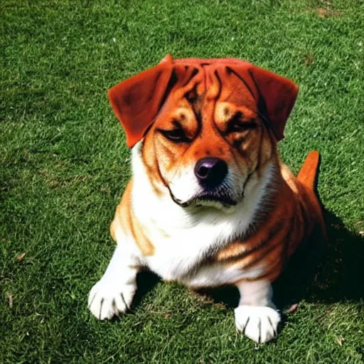 Image similar to garfield as a dog