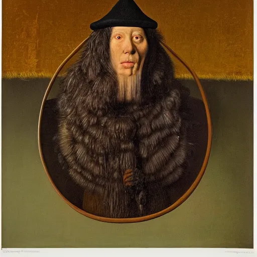 Image similar to portrait of a dramatic parot suffering, painting by Jan van Eyck, Audubon, Rene Magritte, Agnes pelton, max ersent, Walton ford,